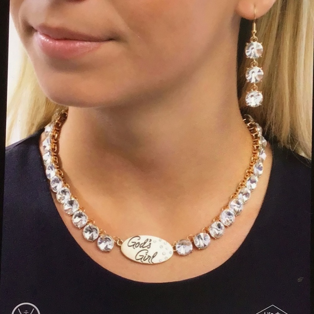 Paparazzi Gold and Silver Necklace with Ornate Medallion
